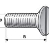 Maskinskrue (undersænket), Størrelse: M3x10mm (DIN 963)