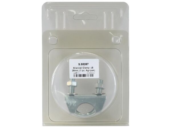 Udstødningsclamp - Ø: 26mm, (1 stk. Agripak)