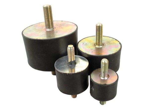 Gummidæmper - Bolt til Bolt, Ø15mm.