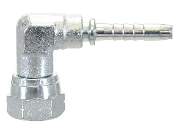 Dicsa BSP 60° Indstik 1/4'' x 1/4'' Hun 90° Omløber (kompakt)