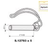 Ringsplit (rør), Stift Ø4.5mm x 32mm (5 stk. Agripak)