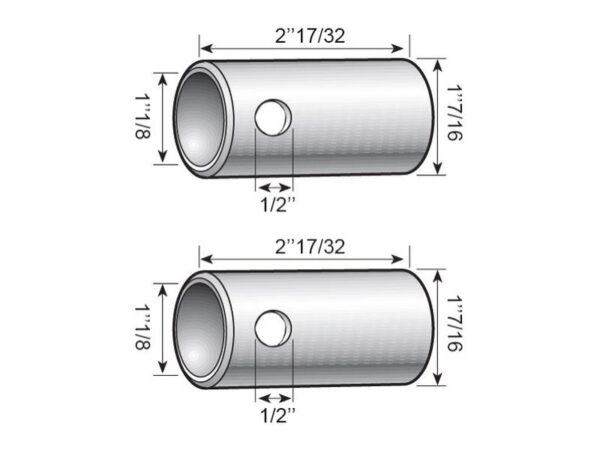 Bøsning Liftarm (Kat. 3 til 2 (Ø36 til 28mm))