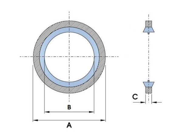 Tætningsring 12mm Millimeter