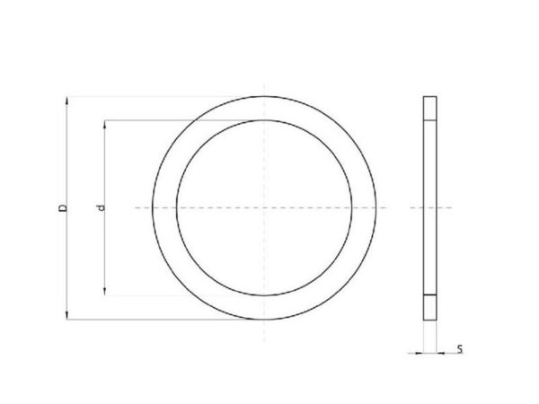 Pakdåse, 44.5 x 65 x 7mm