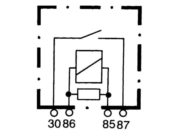 Relæ 12V, 70A Passer til: 4RA003510517