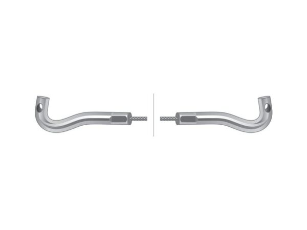 Kabel Håndgas - Længde: 1440mm, Udvendig kabellængde mm: 1177mm.