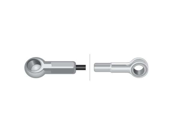 Kabel Bremse - Længde: 1030mm, Udvendig kabellængde mm