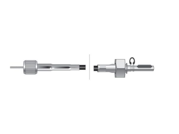Kabel Traktormeter - Længde: 1434mm, Udvendig kabellængde mm: 1400mm.