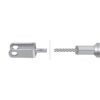 Kabel Gas - Længde: 608mm, Udvendig kabellængde mm: 508mm.