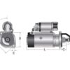 Starter - 12V, 3.1KW (Sparex)