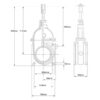 Skydeventil (flange/flange) 4''