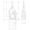 Skydeventil (flange/flange) 4''