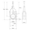 Skydeventil (flange/flange) 5''