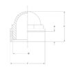 Inspektionsglas (komplet) 2''