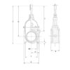 Skydeventil (flange/gevind) 6''