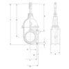 Skydeventil (flange/gevind) 6''