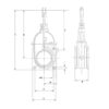 Skydeventil (flange/flange) - HD 6''