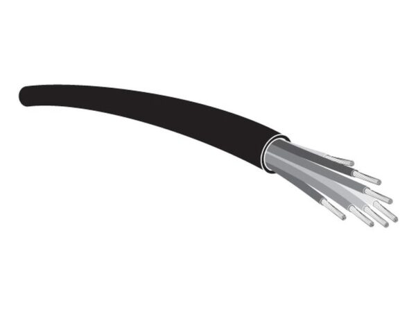 Kabel 5x1.5mm² (50m) Sort