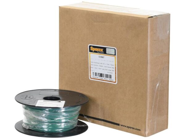Kabel 1x1.5mm² (50m) Grøn