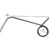 Efterharvetand - Ø8mm, Længde: 264mm Passer til: 53068600