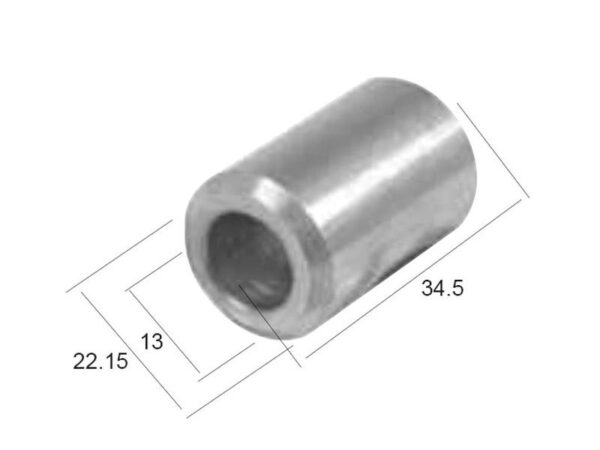 Bøsning ID: 13mm, Udv. Ø: 22.15mm, Længde: 34.5mm - Passer til McConnel Passer til: 7191054