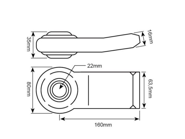 Påsvejsningsende (Kat. 1 (Ø22mm)) Højre