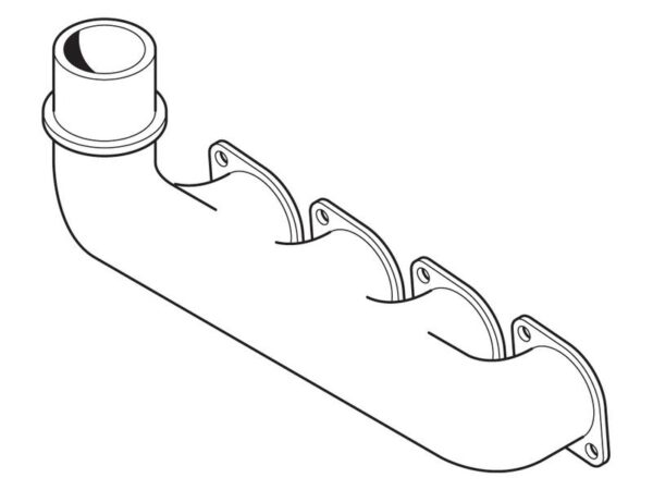 Manifold (udstødning) (4 Cyl.)