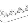 Manifold (udstødning) (4 Cyl.)