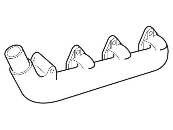Manifold (udstødning) (4 Cyl.)