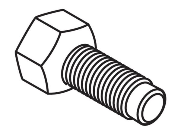 Plain Hjulbolt M18 x 1.5 x 50mm