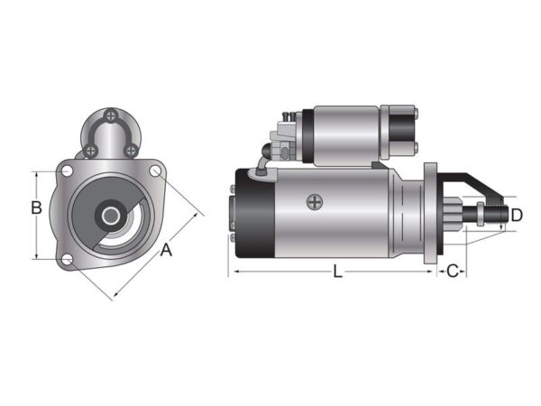 62409_pic10 Starter - 12V, 2.7KW (Sparex)