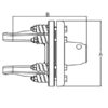 PTO Glidekobling (Krydsmål: 32 x 76mm) Størrelse: 1-3/8''-6 Not