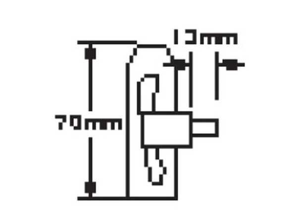 Bolt m/lås (påsvejsning) (13mm)