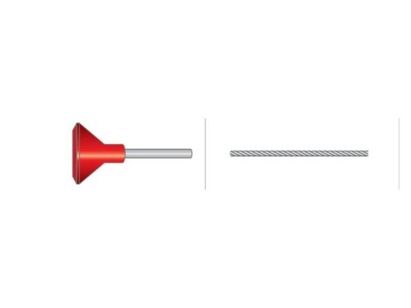 Kabel Stop - Længde: 1775mm, Udvendig kabellængde mm: 1412mm.