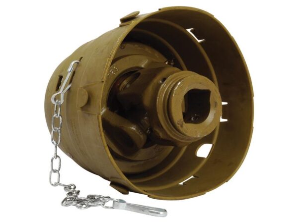 PTO Kardanled (vidvinkel) (Krydsmål: 27 x 75 & 24 x 91mm) Størrelse: 1-3/8''-6 Not, Rør: Citron, Ref: 2aG.