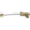 Kabel Bremse - Længde: 730mm, Udvendig kabellængde mm: 430mm.