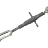 Liftregulering (komplet) - Kugle Ø19mm- Gaffel Hul Ø 14mm - Min. længde:337mm - M18 x 2.5 Millimeter