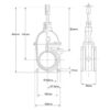 Skydeventil (flange/flange) 6''