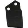 Kniv Firkantet Højre 80x8mm Højde: Hulafstand: 46mm. Hul Ø: 14.5mm. Passer til Sovema Passer til: 900-111-017