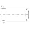 Frontlæssetand - Lige 1250mm, (Firkantet) Passer til: DF050