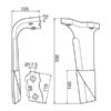 Rotorharvetand Forstærket (karbide) 110x16x310mm Venstre. Hulafstand: 68mm. Hul Ø 17mm. Passer til Kuhn. Passer til: 52539500C