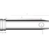 Topstangsbolt 19x92mm Kat. 1 (Ø19mm)