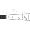 Frontlæssetand - Lige 760mm, Gevind: M20 x 1.50 (Stjerne) Passer til: 13792
