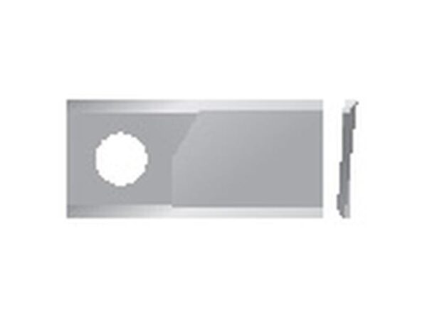 Kniv - Snoet, skarpe topkanter - 95 x 45x3.5mm - Hul Ø16.25mm - Højre - Passer til Kuhn, John Deere, New Holland, Lely, Someca Passer til: 561.513.10