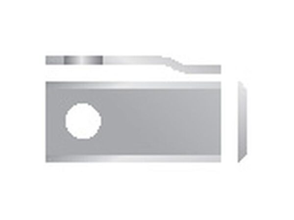 Kniv - Forsat - 98 x 40x3mm - Hul Ø19mm - Højre/Venstre - Passer til Galfre, Farendlose, Fort-Morra Passer til: 98P CRANKED
