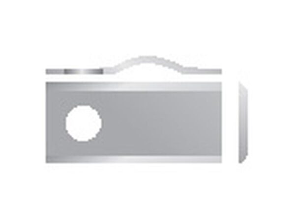 Kniv - Buet - 108 x 47x3mm - Hul Ø21mm - Højre/Venstre - Passer til PZ, Marangon Passer til: CM120/108