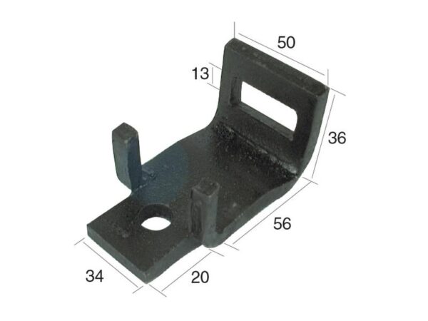 Clamp Harvetand u/fjeder 32x10mm Suitable for 50x12mm Passer til: STC16