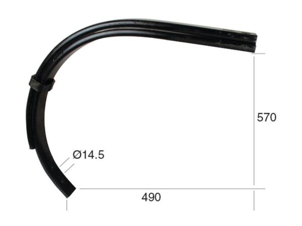 Harvetand 55x25/25mm Passer til: 1800625
