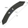 Spids (vendbar) 335x65x10mm Hulafstand 56/60mm Passer til: 051400