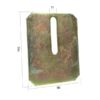 Skrabeplade 115x90x Passer til: 6084200